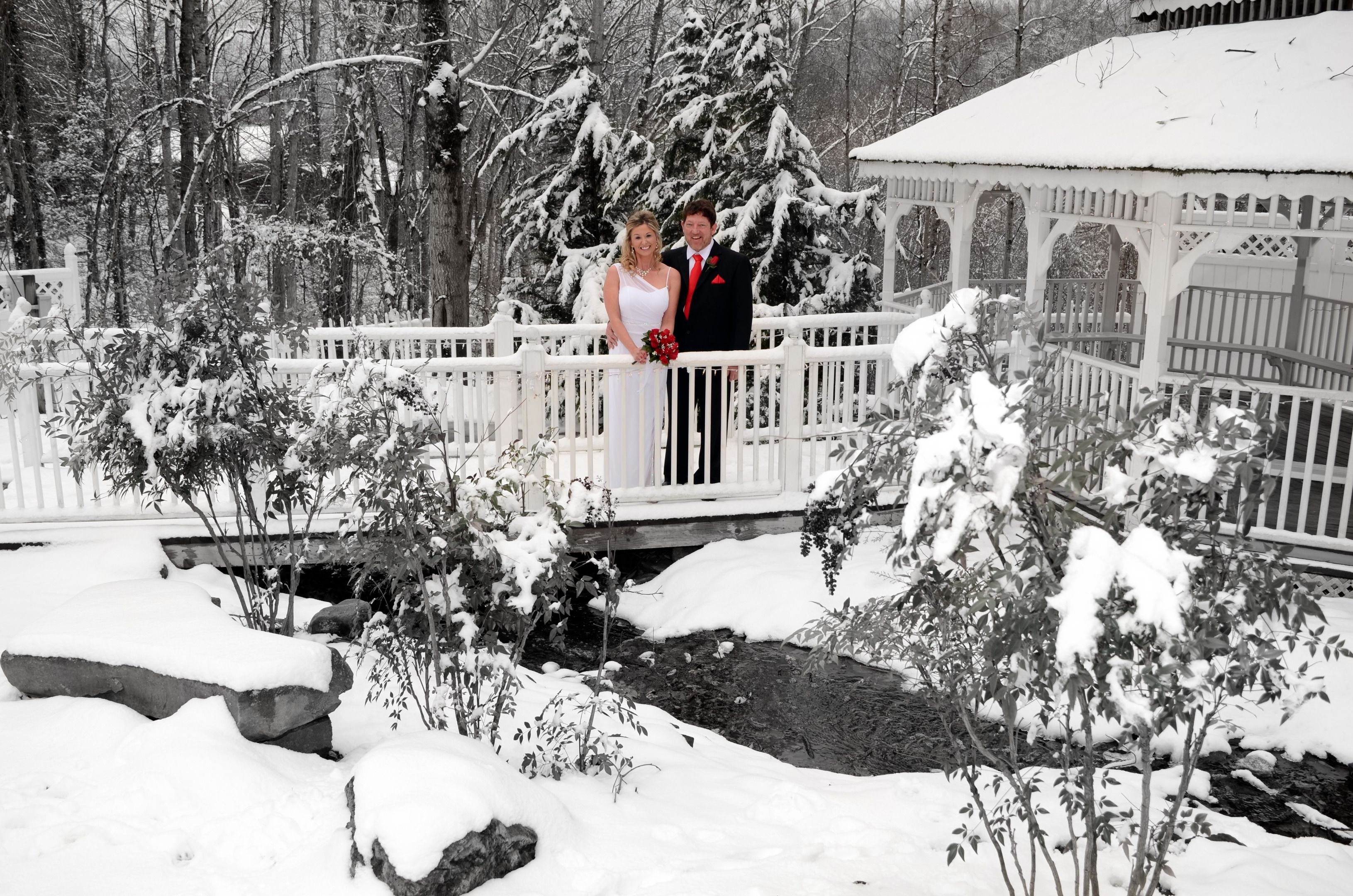 Have your Gatlinburg Wedding in our winter wonderland!